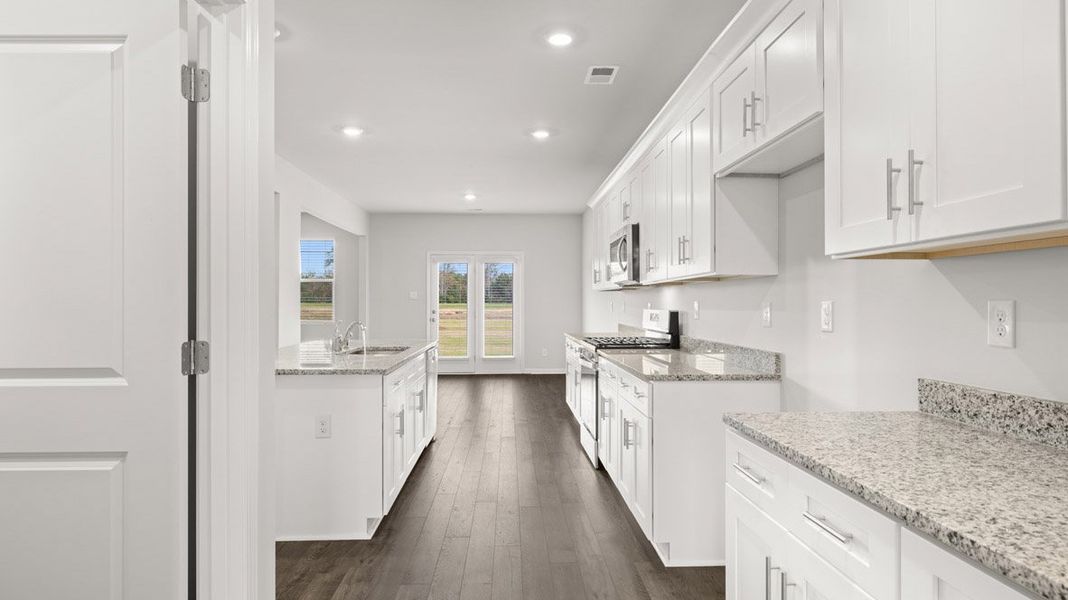 Furnished interior view inside a new home in Southwind Village, Evans (Image 7).
