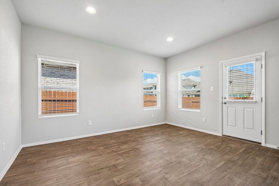Spacious, unfurnished interior of a new home in Oaks at San Gabriel, Georgetown (Image 13). Spacious, unfurnished interior of a new home in Oaks at San Gabriel, Georgetown (Image 13).