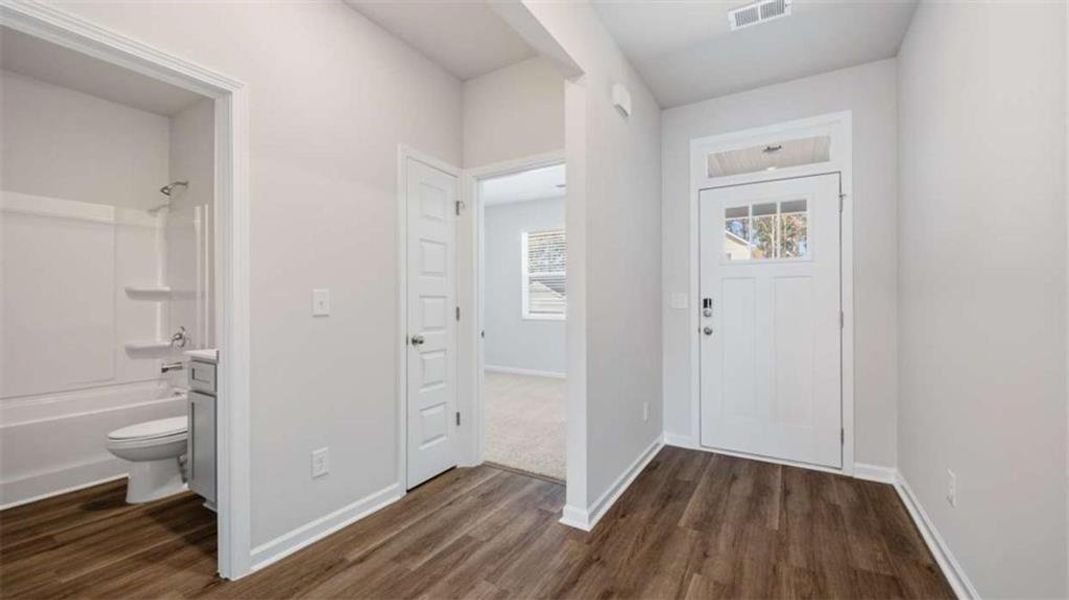 Spacious, unfurnished interior of a new home in Willowbrook, Winder (Image 10). Spacious, unfurnished interior of a new home in Willowbrook, Winder (Image 10).
