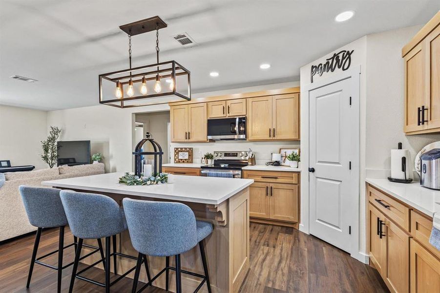Furnished interior view inside a new home in , Brookston (Image 26).