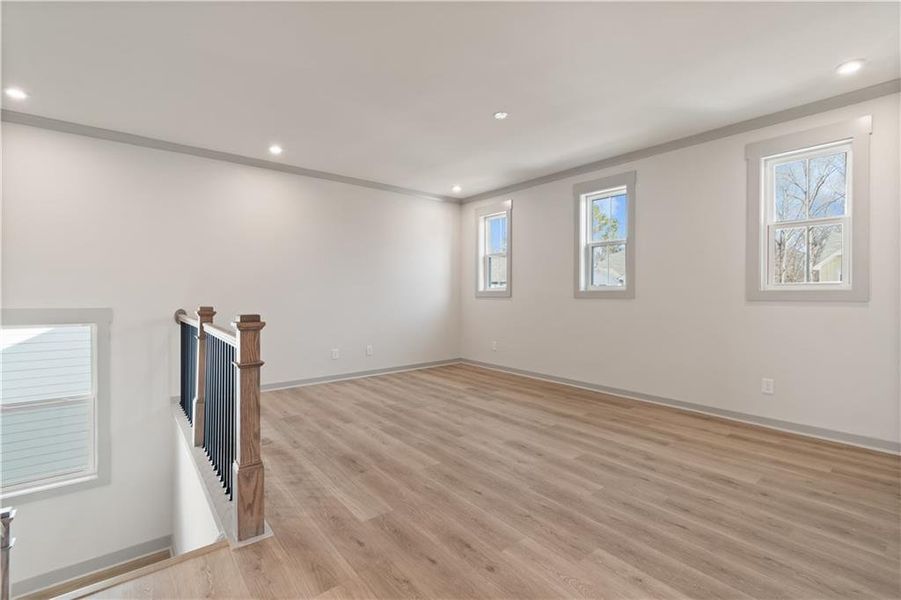 Spacious, unfurnished interior of a new home in Cambridge at Steels Bridge, Canton (Image 15). Spacious, unfurnished interior of a new home in Cambridge at Steels Bridge, Canton (Image 15).
