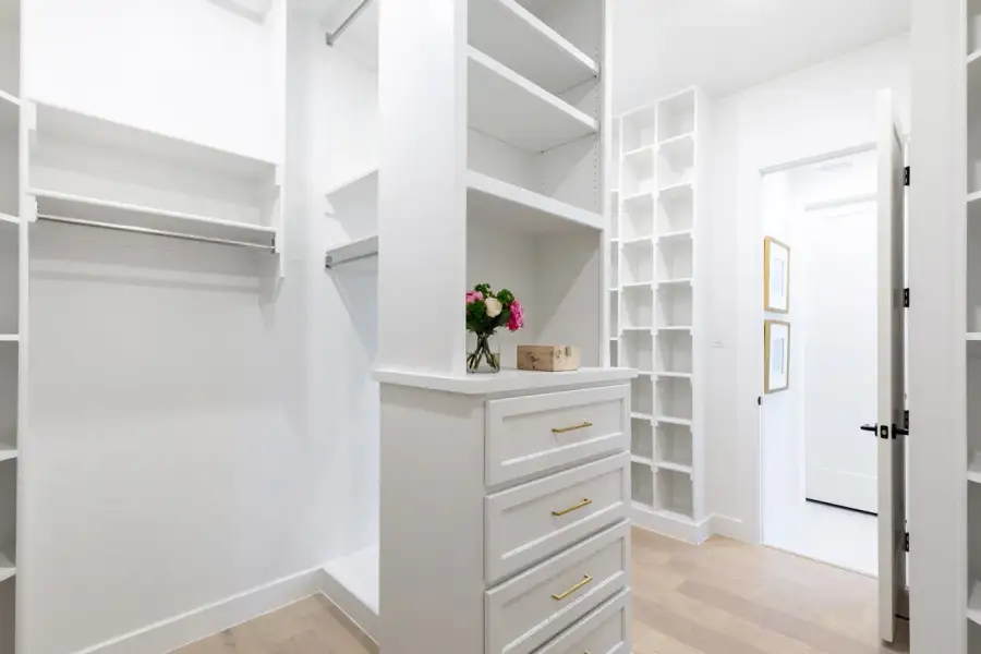 Representative Primary Closet - some options shown Representative Primary Closet - some options shown
