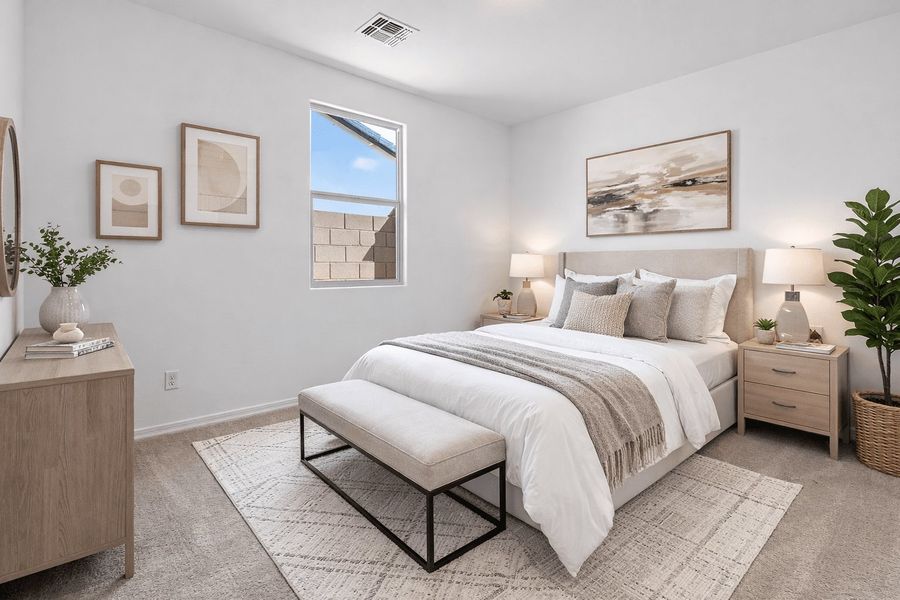 Furnished interior view inside a new home in The Ridge at Sienna Hills, Buckeye (Image 8).