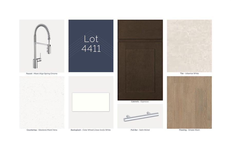 Sample of building materials used in homes in Sorella, Tomball (Image 13).