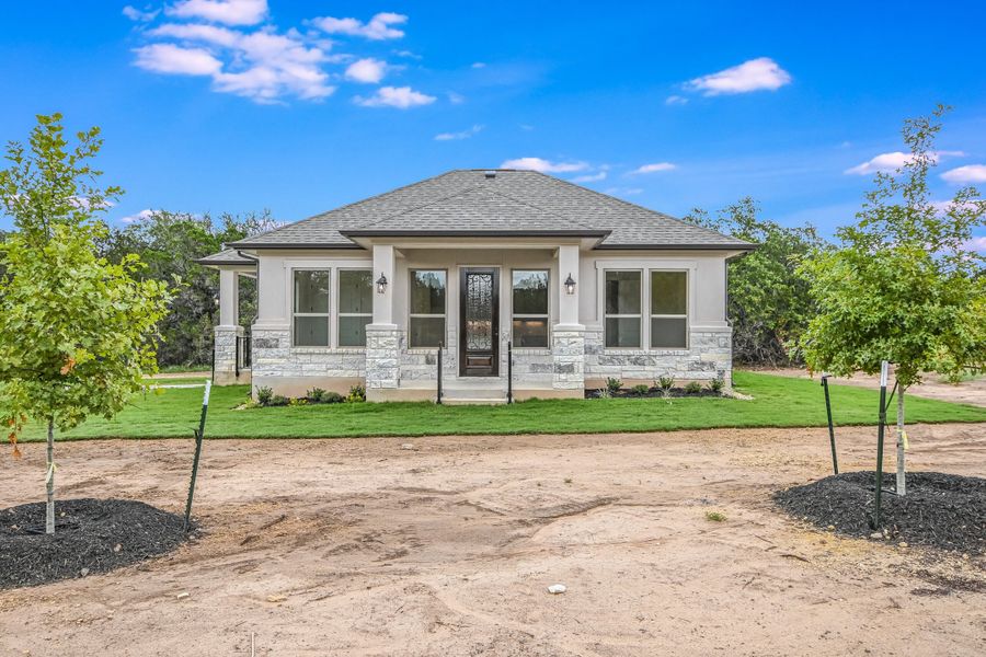 Representative exterior details of a home built from the Casita by Giddens Homes in Whispering Wind, Bertram (Image 35).