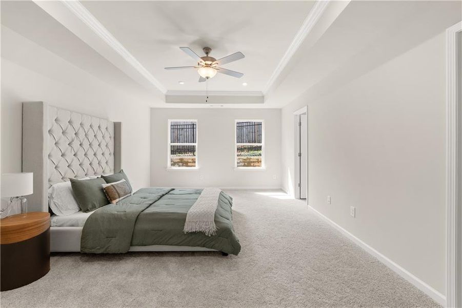 Furnished interior view inside a new home in The Village at Shallowford, Kennesaw (Image 18).