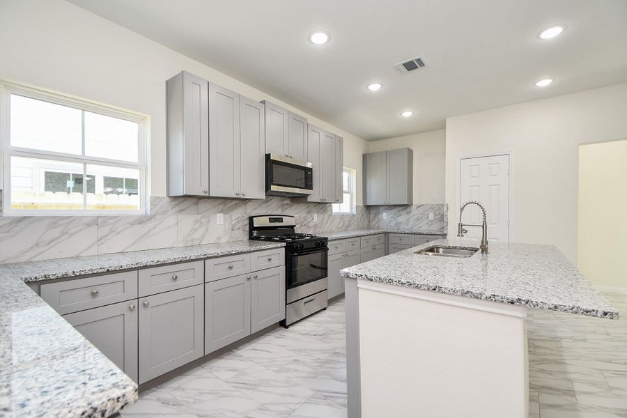 Furnished interior view inside a new home in , Houston (Image 11). Furnished interior view inside a new home in , Houston (Image 11).