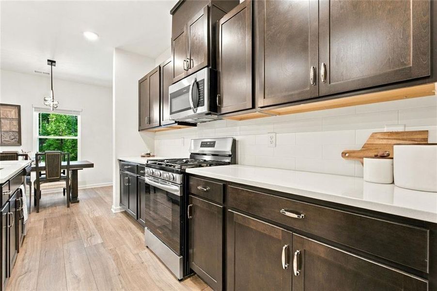 Furnished interior view inside a new home in , Sugar Hill (Image 29). Furnished interior view inside a new home in , Sugar Hill (Image 29).