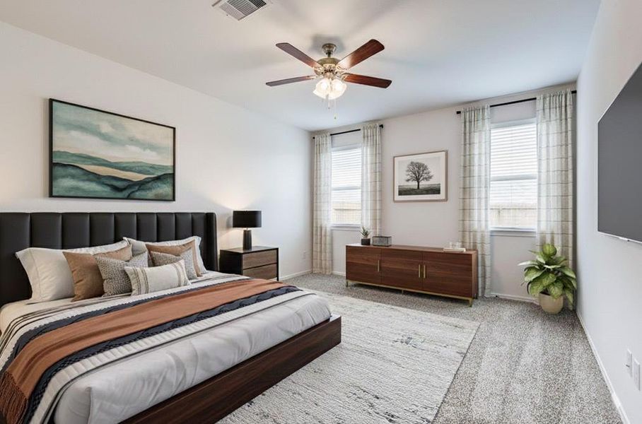 Furnished interior view inside a new home in , Katy (Image 8). Furnished interior view inside a new home in , Katy (Image 8).