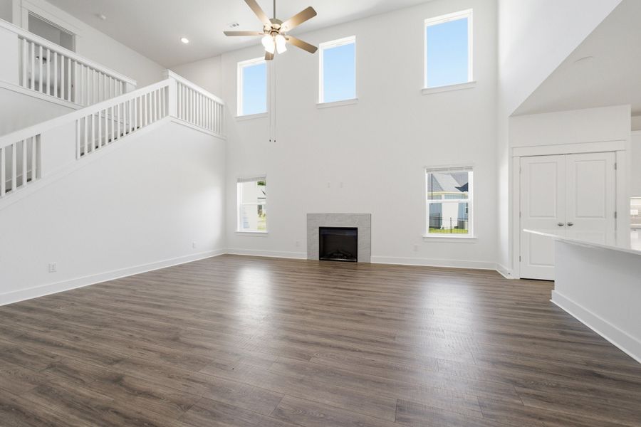 Spacious, unfurnished interior of a new home in Brush Creek, Fairview (Image 55). Spacious, unfurnished interior of a new home in Brush Creek, Fairview (Image 55).