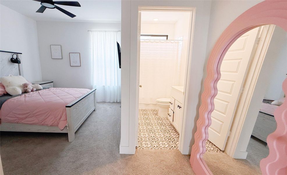 Furnished interior view inside a new home in , Fulshear (Image 42).