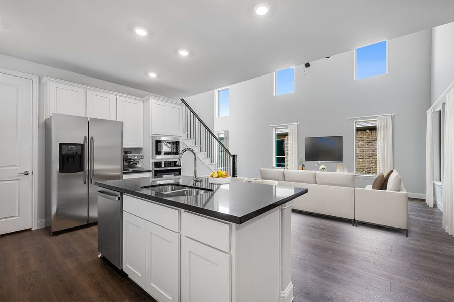 Furnished interior view inside a new home in The Ranch at Uptown Celina, Celina (Image 4).