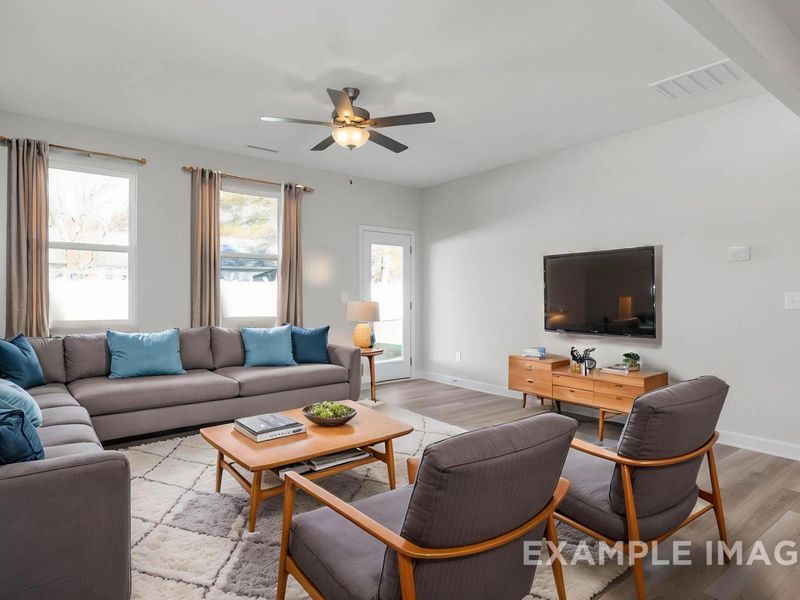 Furnished interior view inside a new home in Gregory Village, Lillington (Image 4).