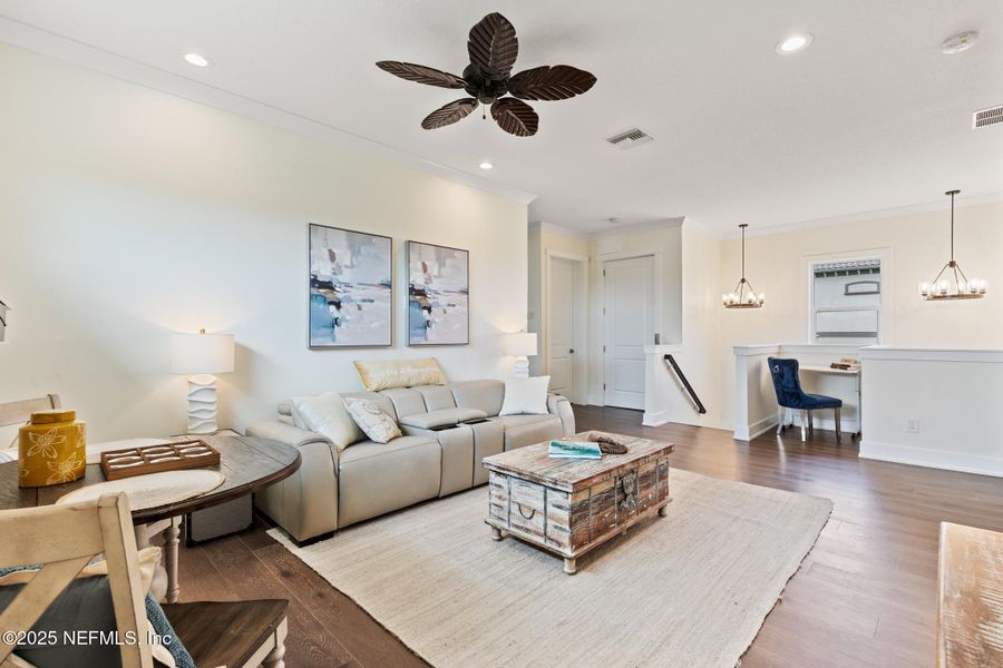 Furnished interior view inside a new home in , Palm Coast (Image 11). Furnished interior view inside a new home in , Palm Coast (Image 11).