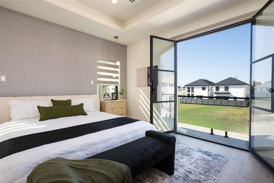 Furnished interior view inside a new home in , Stafford (Image 6).
