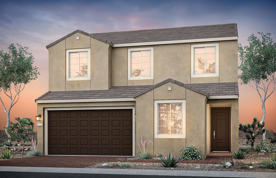Representative exterior photo of a completed home built from the Waterville by Pulte Homes in Upper Canyon, Phoenix, AZ (Image 1).