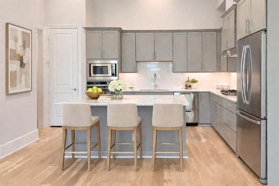 Image of actual unit - virtually staged to show use of space.