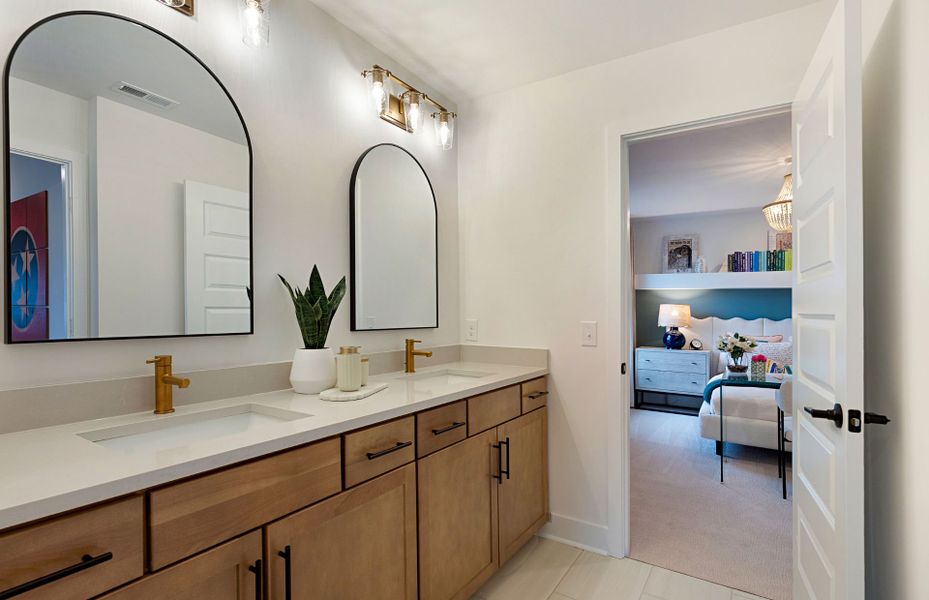 Valleybrook Secondary Bath in new home floor plan at Devonshire by Pulte Home Builders Nashville