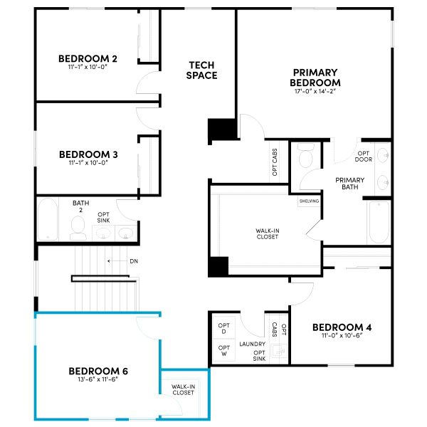 2D floor plan layout for the Heritage Phase 5a by Brookfield Residential in Highland Ridge at Alamar, Avondale, AZ (Image 17). 2D floor plan layout for the Heritage Phase 5a by Brookfield Residential in Highland Ridge at Alamar, Avondale, AZ (Image 17).