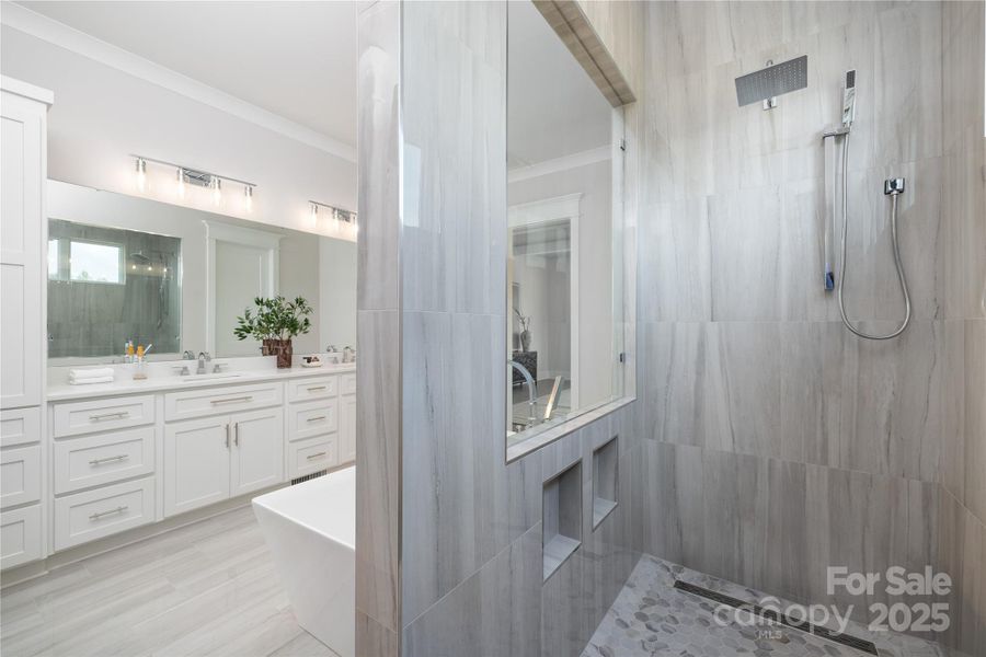 Furnished interior view inside a new home in , Statesville (Image 15).