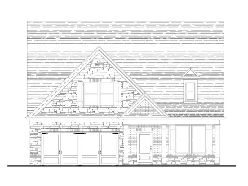 Representative rendering of the exterior for the The Azalea by My Home Communities (Image 6).