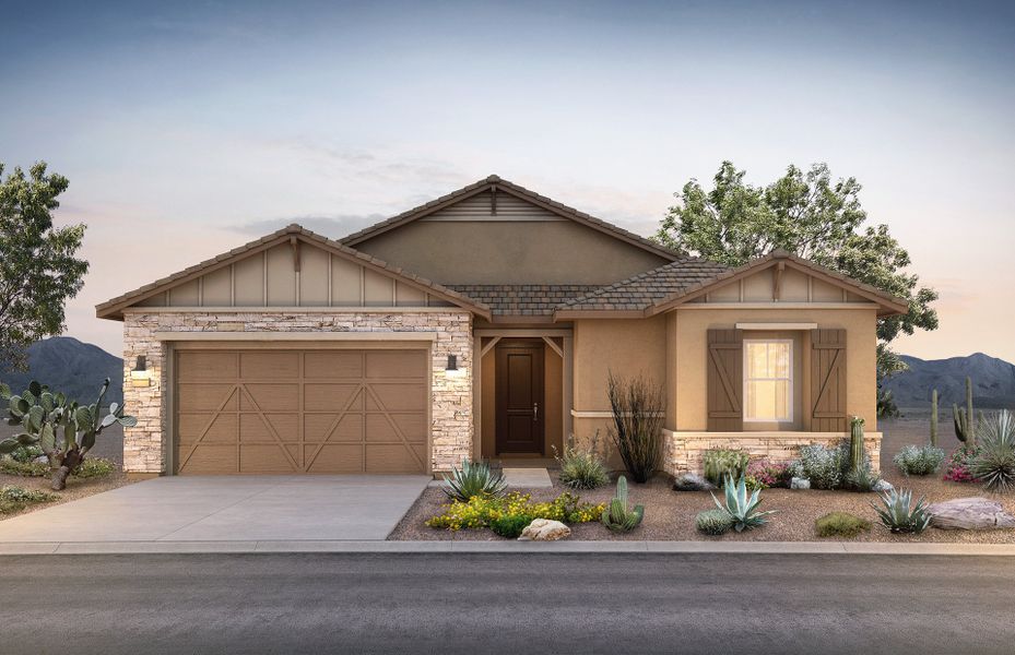Front exterior of a home in the Altitude at Northpointe community, located in Peoria, AZ (Image 15).