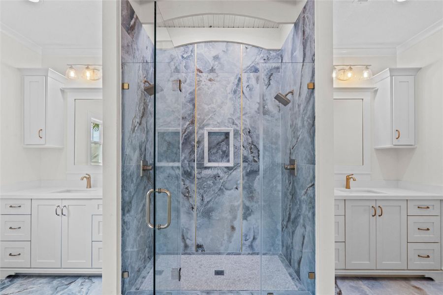 Furnished interior view inside a new home in , Bayou Vista (Image 8).