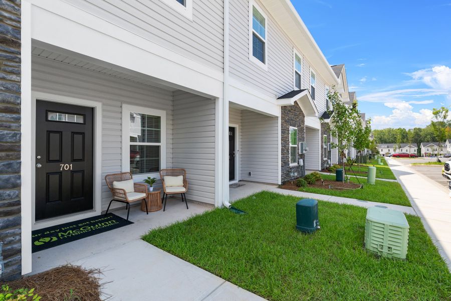 Representative exterior photo of a completed home built from the Palmetto II by McGuinn Homes in Clarke Townes, Anderson, SC (Image 30).