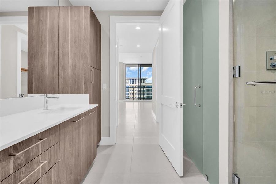 Furnished interior view inside a new home in , St. Petersburg (Image 19).