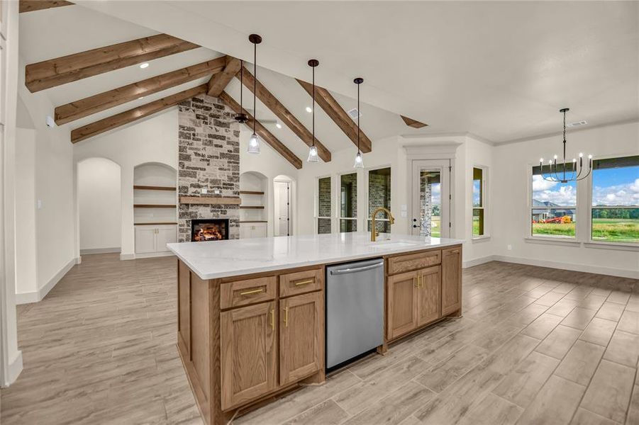 Furnished interior view inside a new home in , Decatur (Image 11).