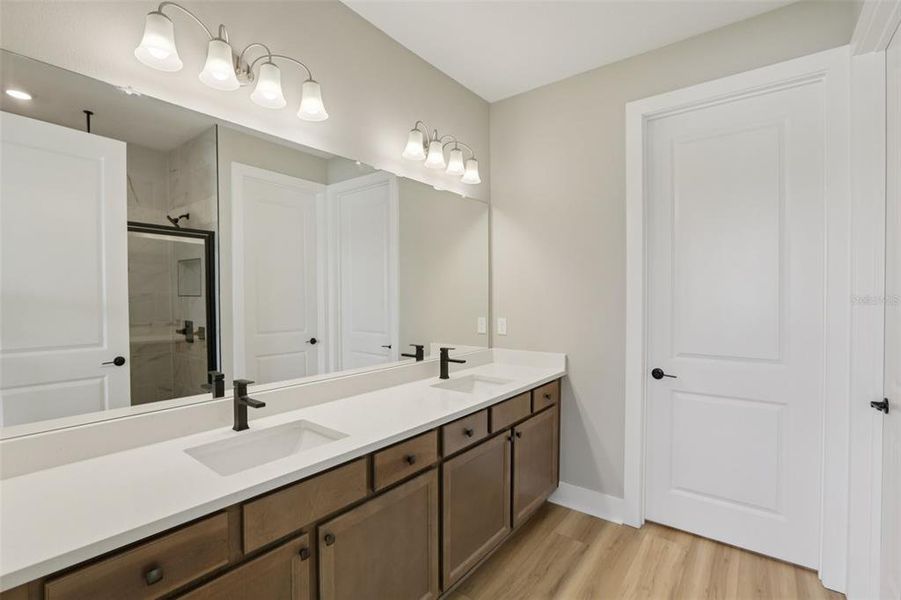 Furnished interior view inside a new home in Lagoon Residences at Epperson, Wesley Chapel (Image 7).
