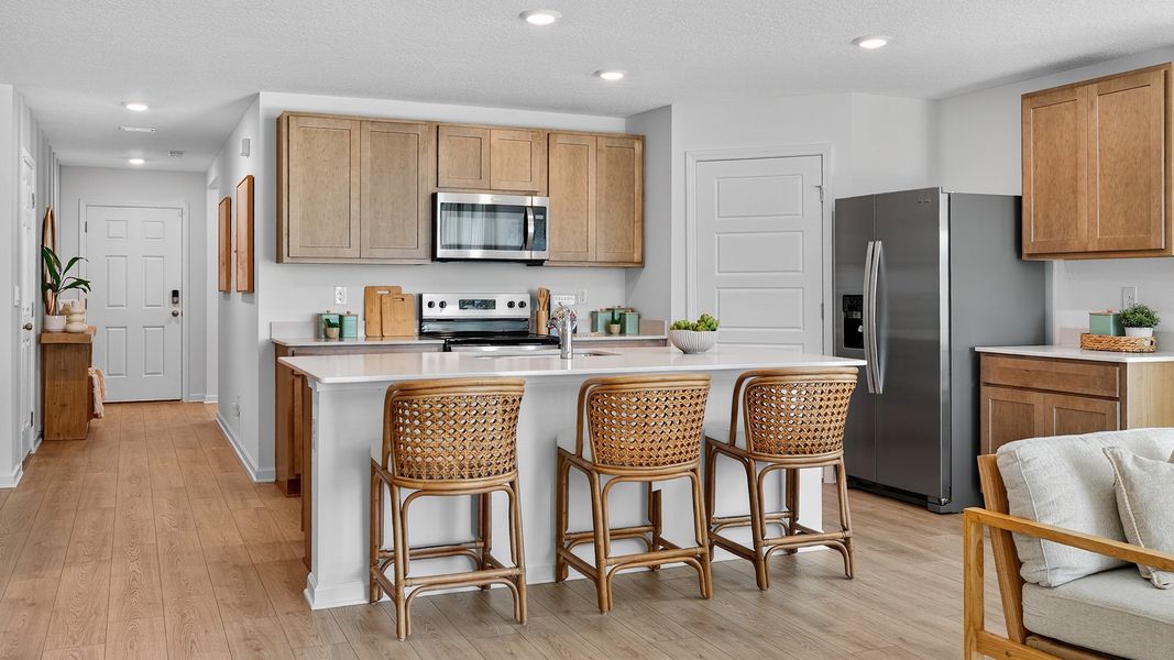 Representative furnished interior of a home built from the LAKESIDE by D.R. Horton in Copes Landing, Jacksonville (Image 14).