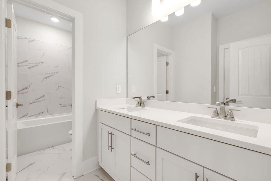 Furnished interior view inside a new home in Echo Park, Suwanee (Image 14).