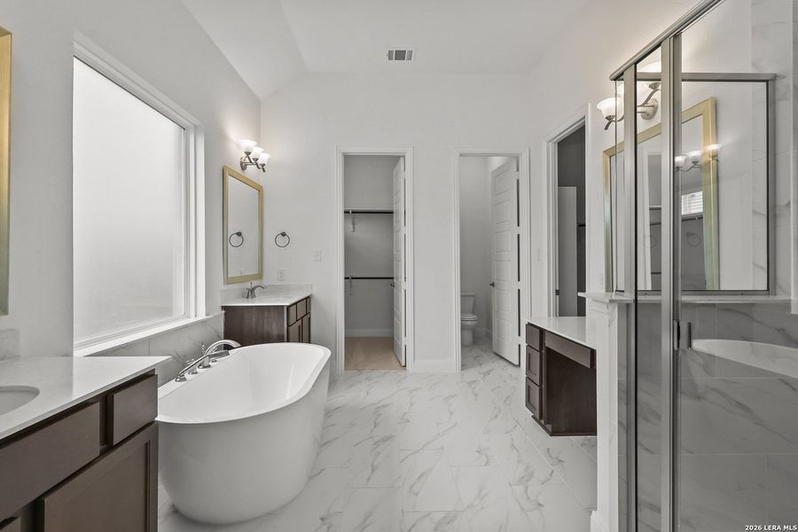 Furnished interior view inside a new home in Homestead, Schertz (Image 9). Furnished interior view inside a new home in Homestead, Schertz (Image 9).