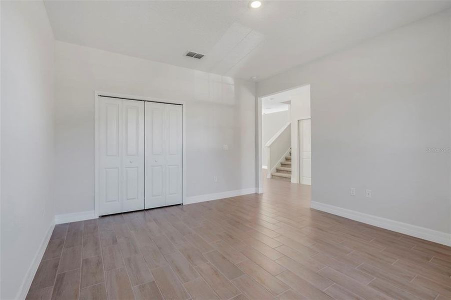 Bonus Room with Build-In Closet