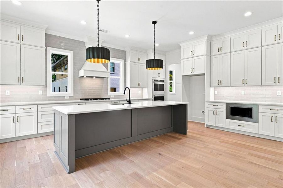 Furnished interior view inside a new home in , Marietta (Image 9).