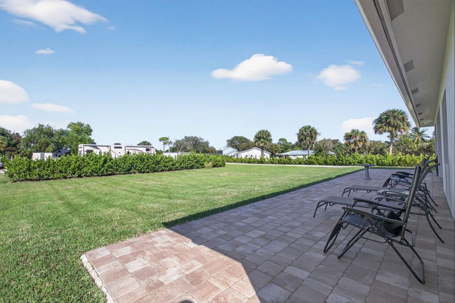 Exterior details and patio area of a home in , Hobe Sound (Image 28). Exterior details and patio area of a home in , Hobe Sound (Image 28).