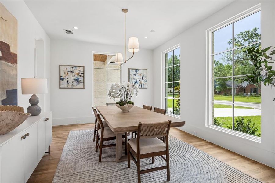 Furnished interior view inside a new home in , Dallas (Image 5).