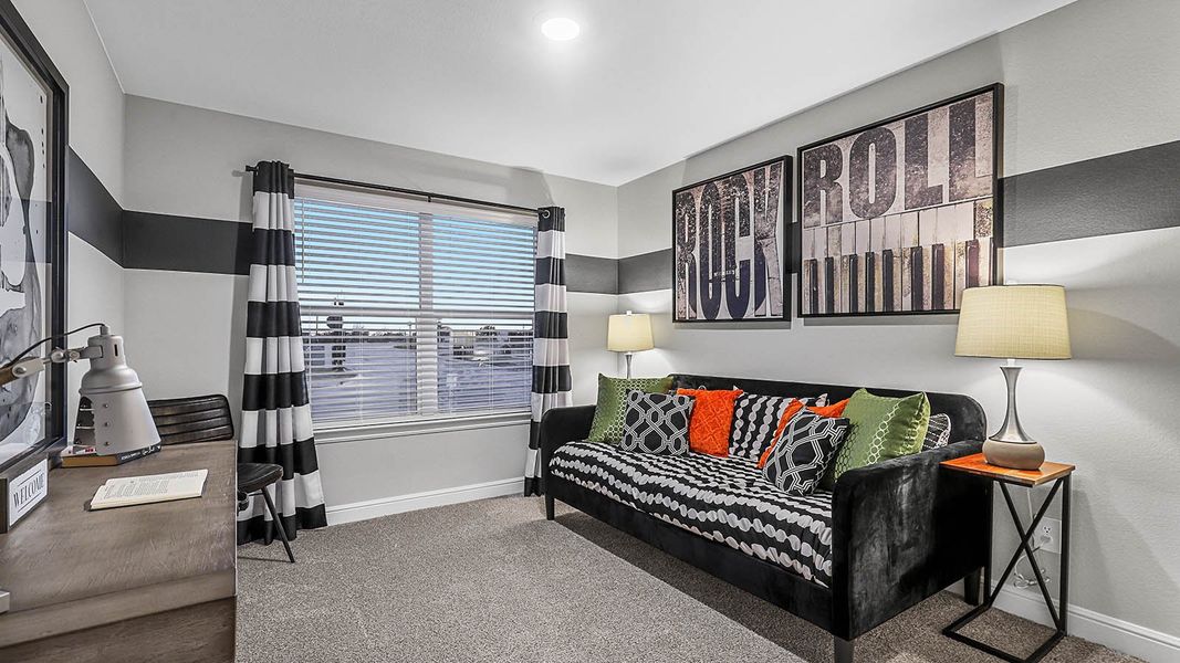 Furnished interior view inside a new home in Sandstone Estates, Granbury (Image 26). Furnished interior view inside a new home in Sandstone Estates, Granbury (Image 26).