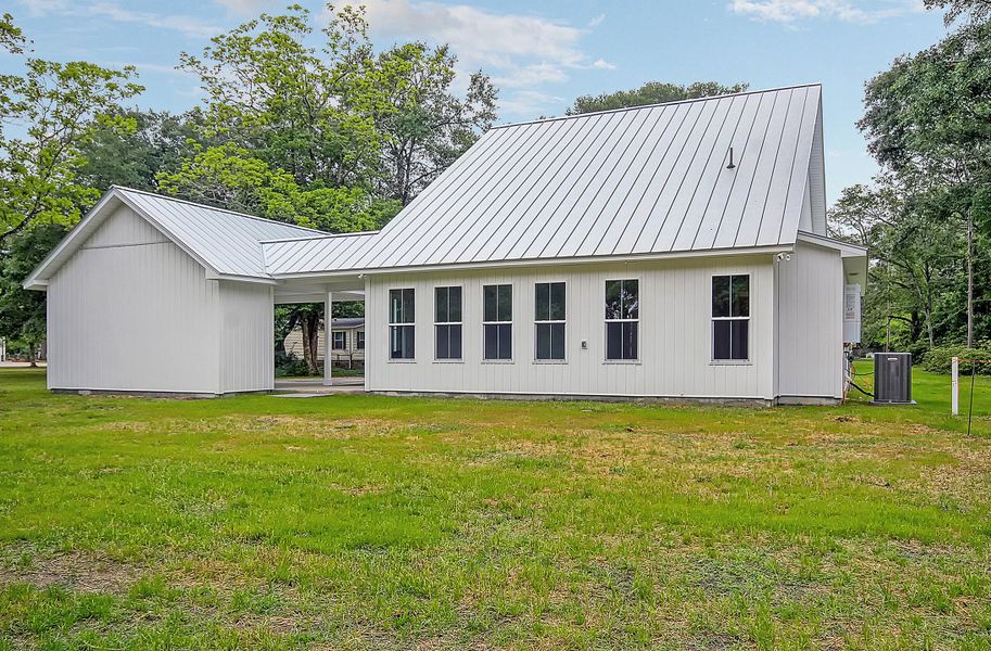 Exterior details and patio area of a home in , Huger (Image 3).