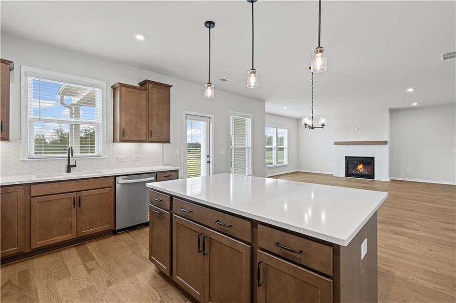Furnished interior view inside a new home in Reunion, Flowery Branch (Image 13). Furnished interior view inside a new home in Reunion, Flowery Branch (Image 13).