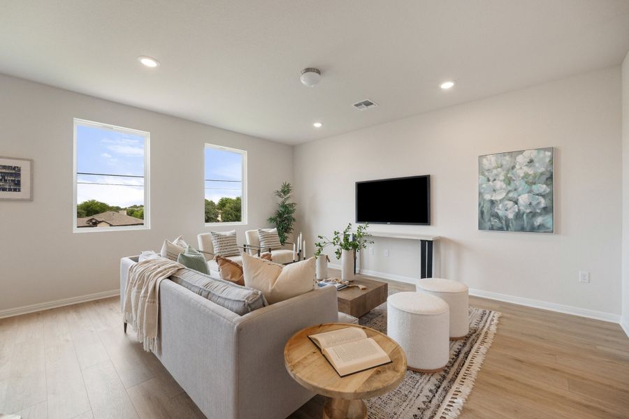 Representative furnished interior of a home built from the Sierra by Ashton Woods in Berry Creek Highlands, Georgetown (Image 10).