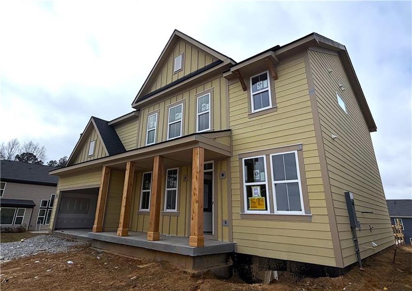 In-progress construction of a new home in The Reserve At Liberty Park, Braselton, GA (Image 5).