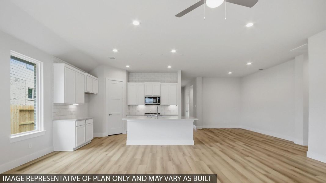 Furnished interior view inside a new home in Hills of Westlake, Conroe (Image 4).