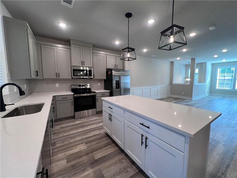 Furnished interior view inside a new home in , Tucker (Image 8). Furnished interior view inside a new home in , Tucker (Image 8).