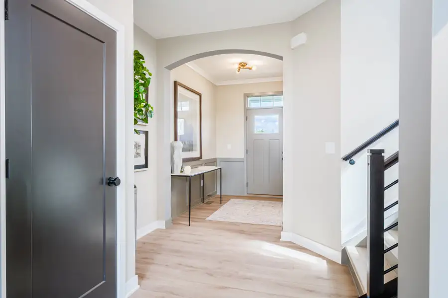 Representative furnished interior of a home built from the Grandin by Fischer Homes in The Dunes at Sandbar, Santa Rosa Beach (Image 5).