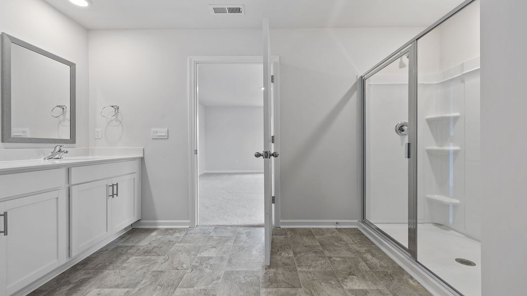Furnished interior view inside a new home in Durbin Meadows, Fountain Inn (Image 12).