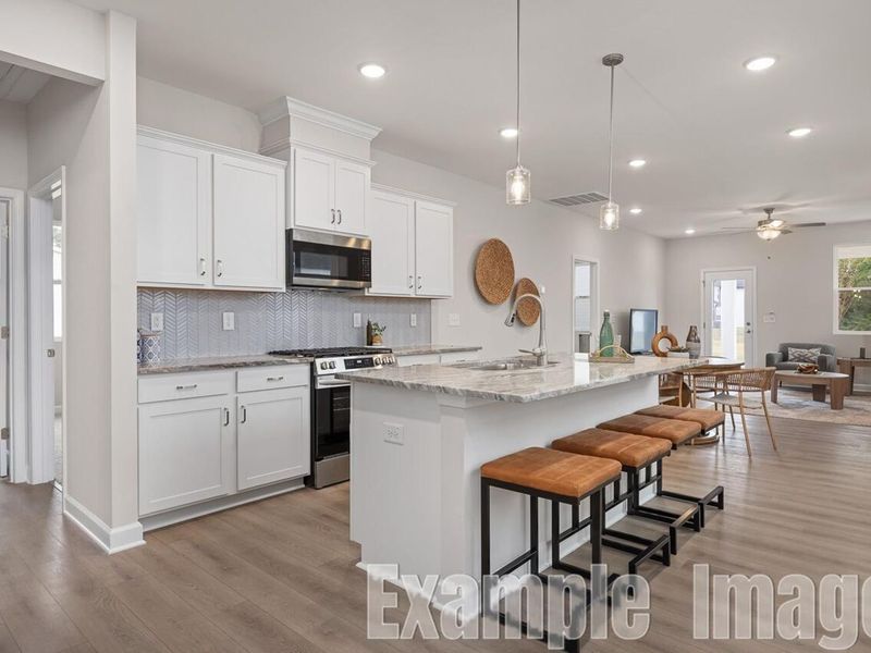 Furnished interior view inside a new home in Gregory Village, Lillington (Image 4).