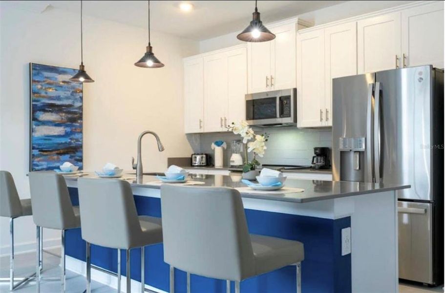 Furnished interior view inside a new home in , Kissimmee (Image 11). Furnished interior view inside a new home in , Kissimmee (Image 11).