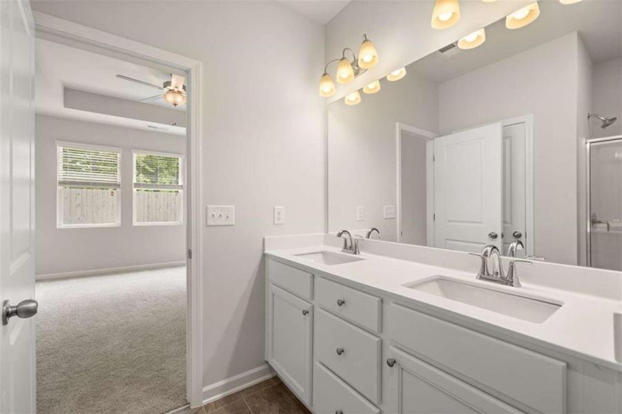 Furnished interior view inside a new home in The Retreat at Walden Park, Jonesboro (Image 6).